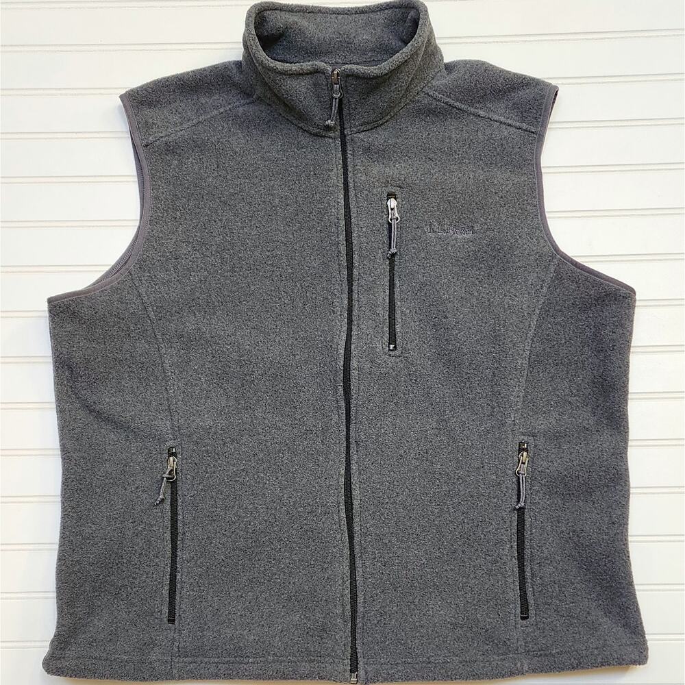 L.L. Bean Men's Polartec Fleece Full Zip Vest
